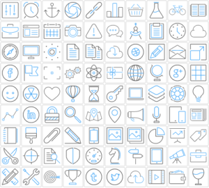 Line style icons - Safelayout Elegant Icons Pro