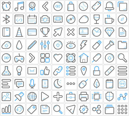 free set icons preview