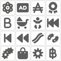Font Awesome solid icons